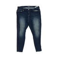 Jeans Skinny By Levis Signature In Blue Denim, Size:20