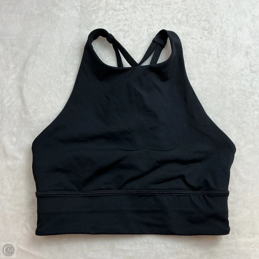 Athletic Bra By Lululemon In Black, Size: 4
