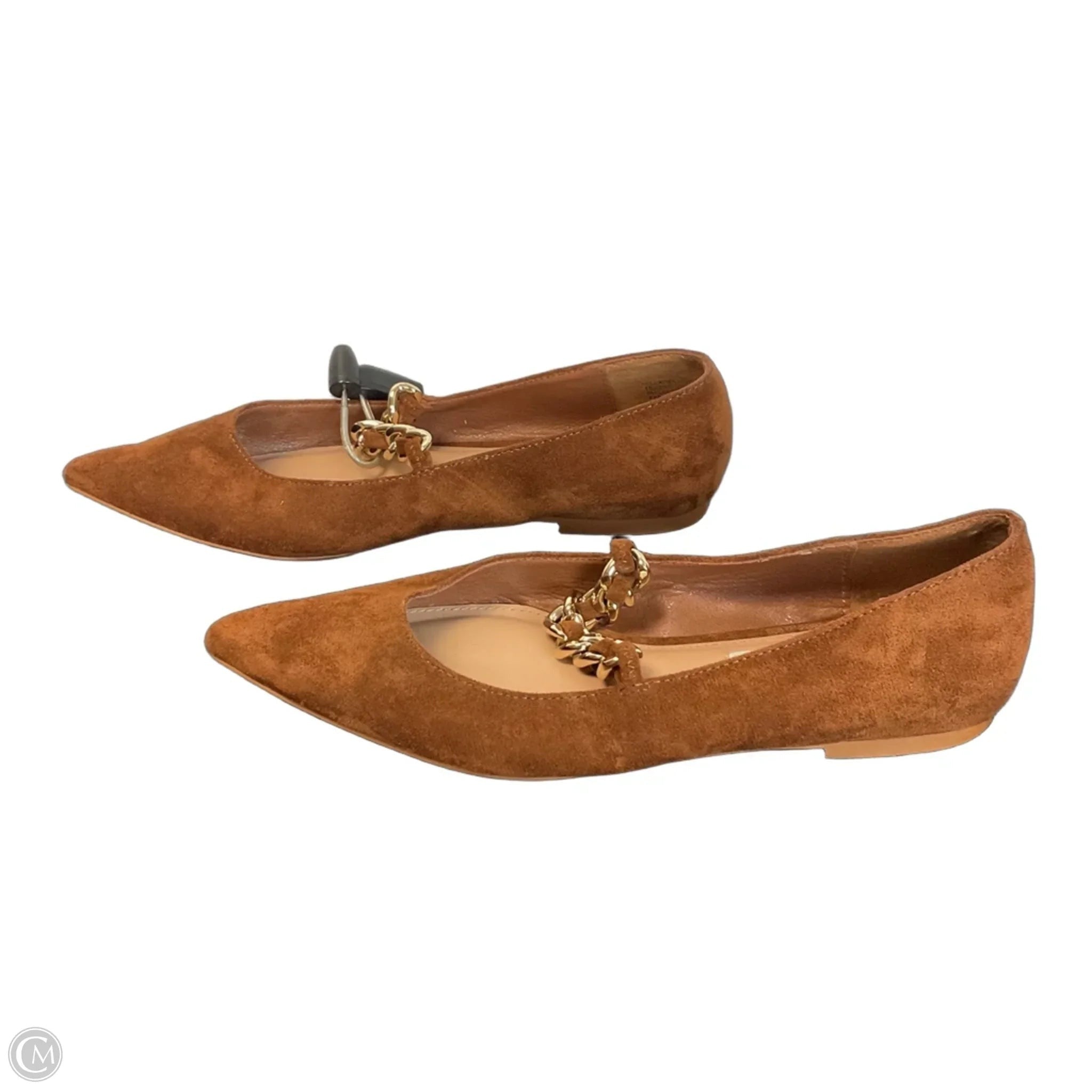 Shoes Flats By Clothes Mentor In Brown, Size: 6