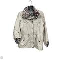 Coat Raincoat By Jm Collections In Tan, Size: S