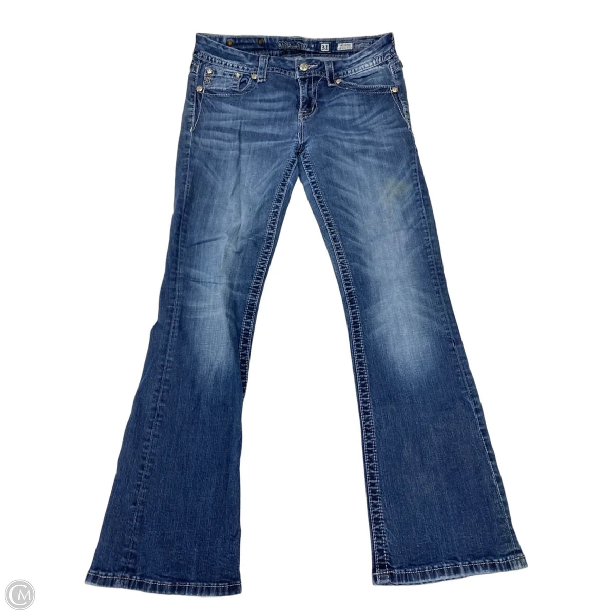 Jeans Boot Cut By Miss Me In Blue, Size: 14