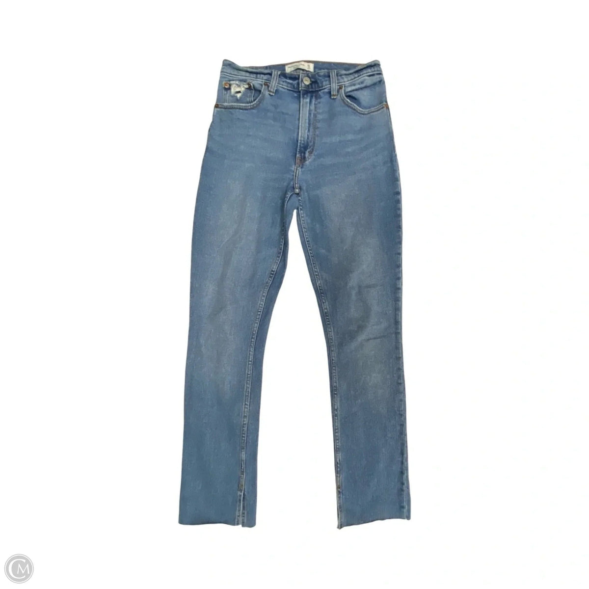 Jeans Skinny By Abercrombie And Fitch In Blue Denim, Size: 4
