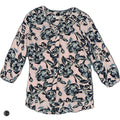 Blouse Ls By C&E In Black & Pink, Size: S