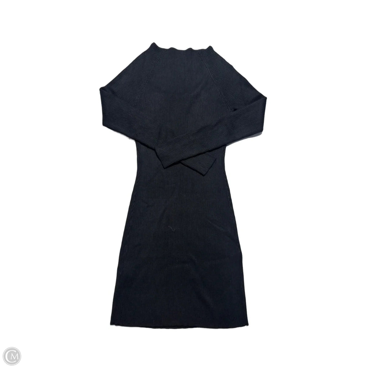 Dress Casual Midi By Abercrombie And Fitch In Black, Size: L