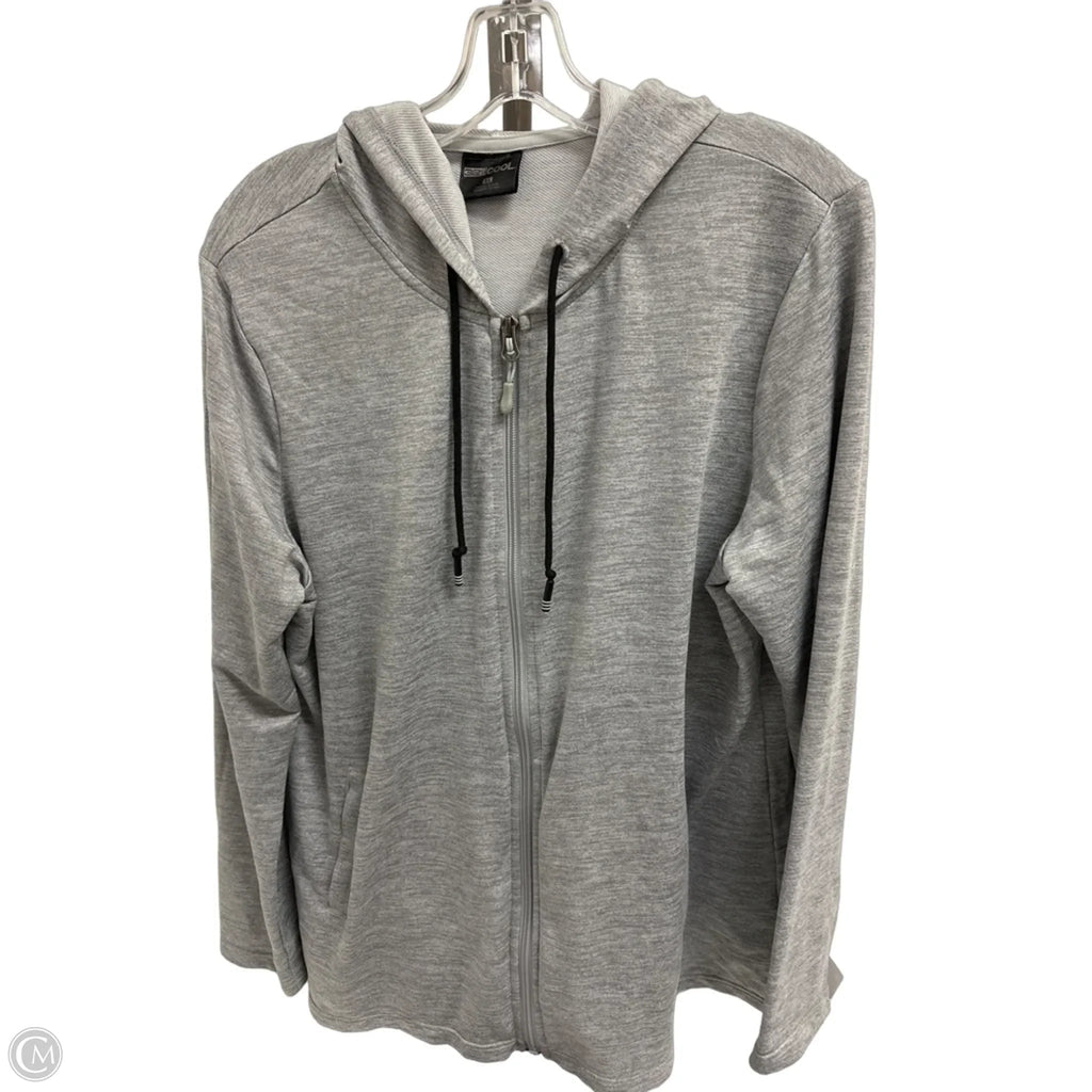 Athletic Jacket By 32 Degrees In Grey, Size: Xl