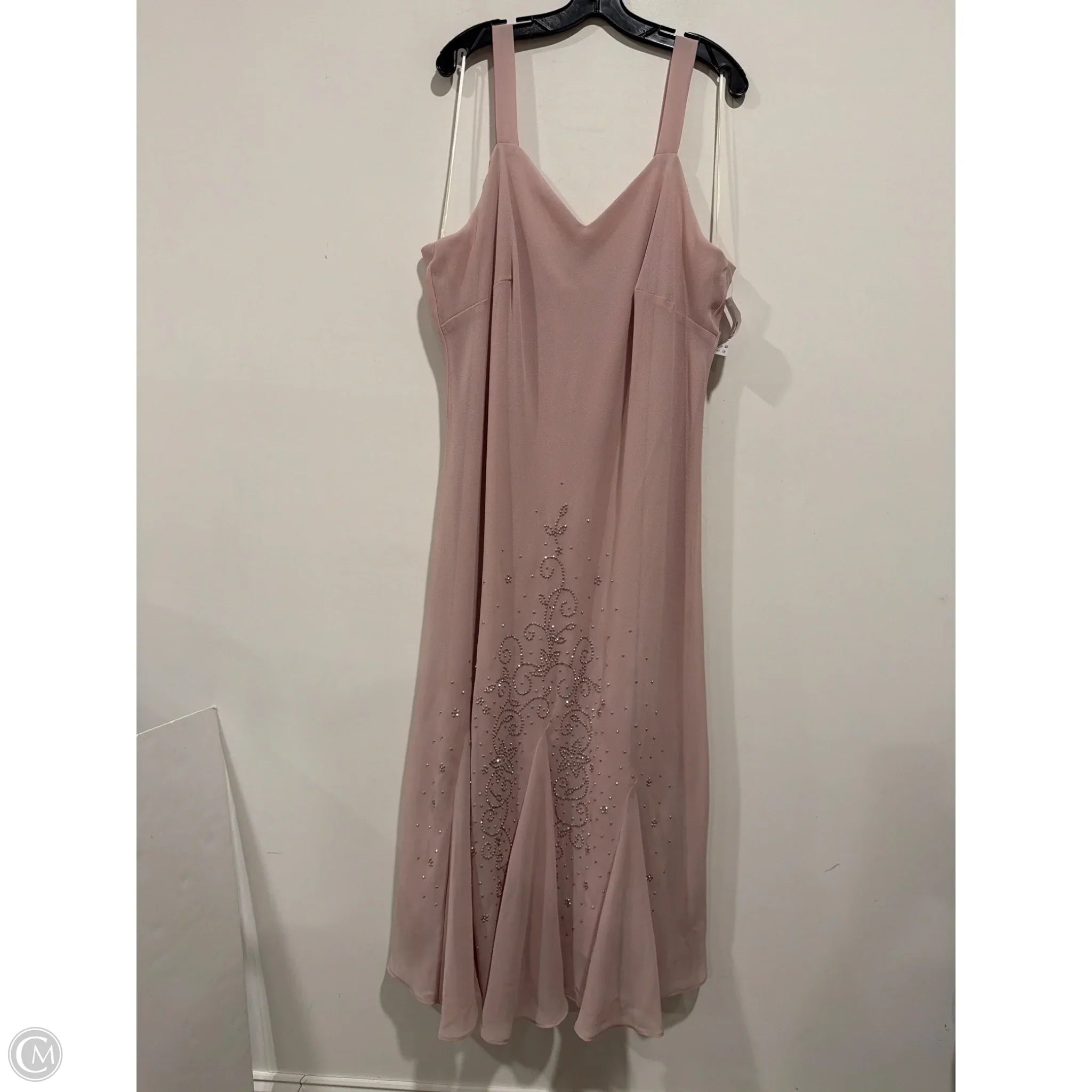 Dress Set 2pc By R And M Richards In Pink, Size: 22