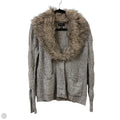 Sweater Cardigan By Jessica Simpson In Grey, Size: L