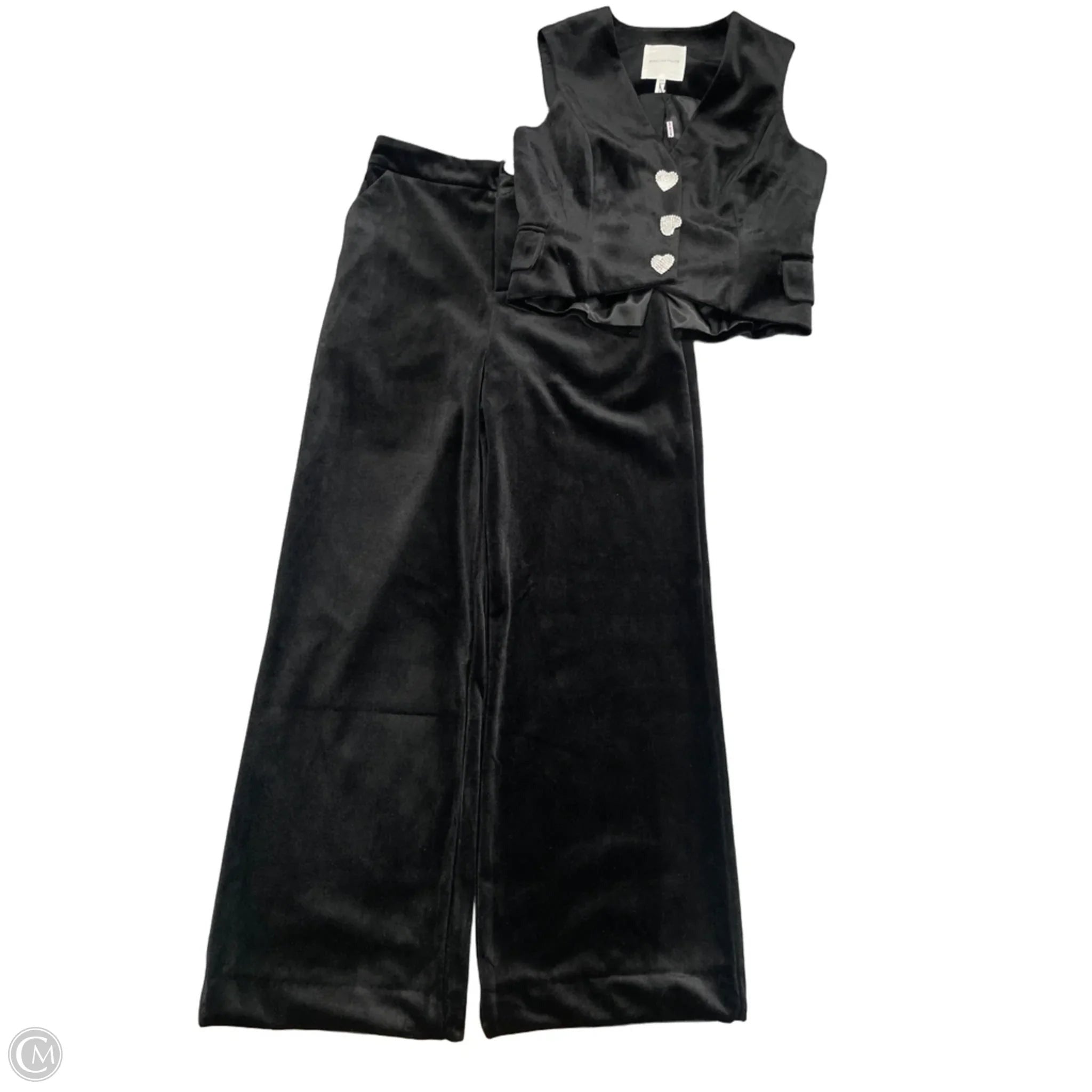 Pants Set 2pc By Avec Les Filles In Black, Size: Xs