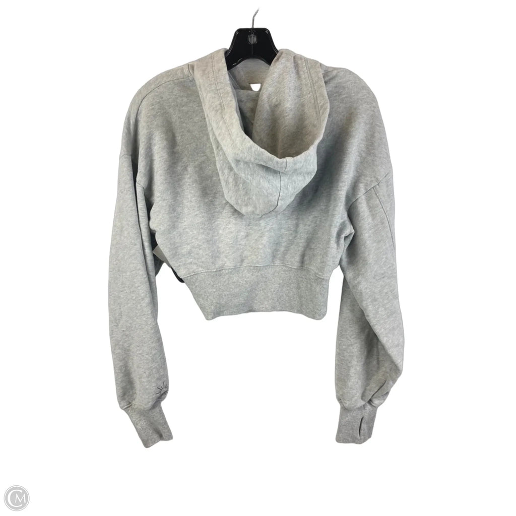 Sweatshirt Hoodie By Aerie In Grey, Size: S