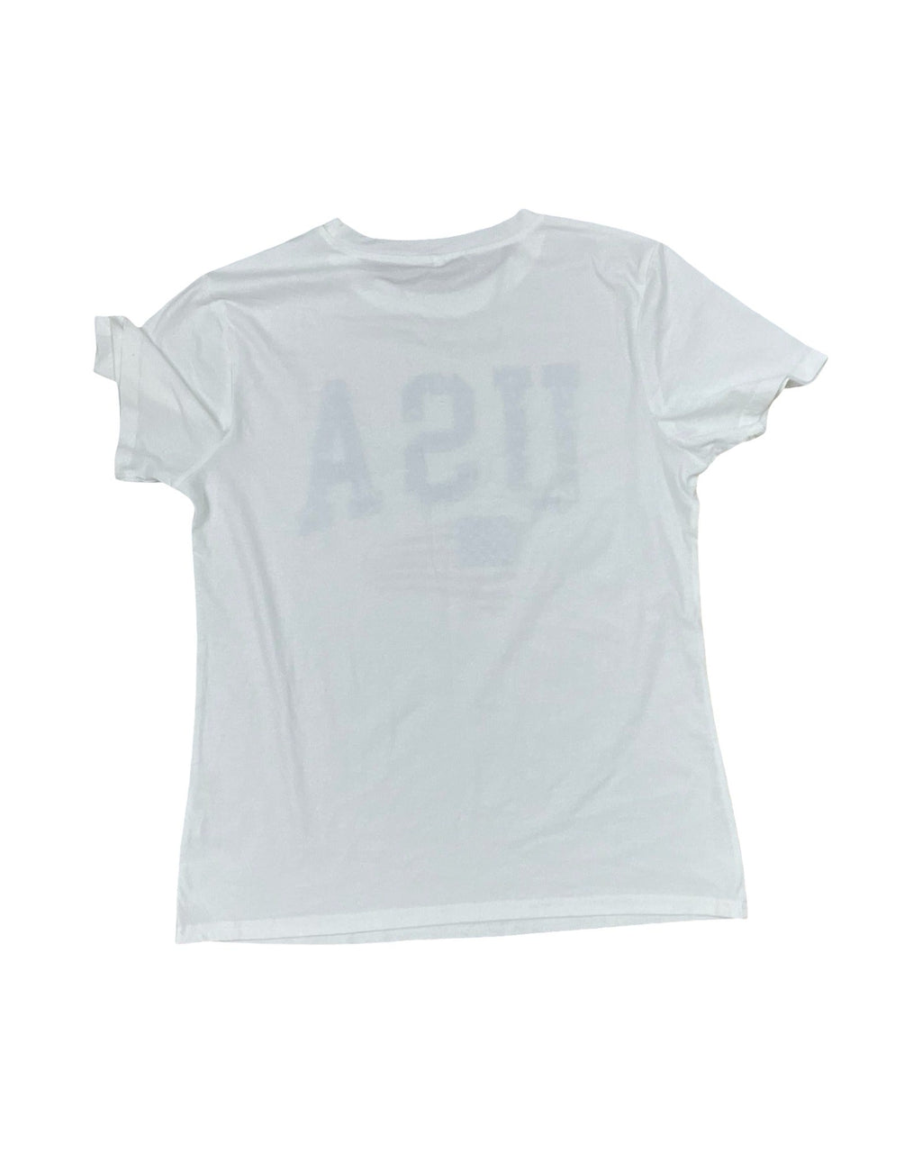 Top Ss By Clothes Mentor In Blue Red & White, Size:M
