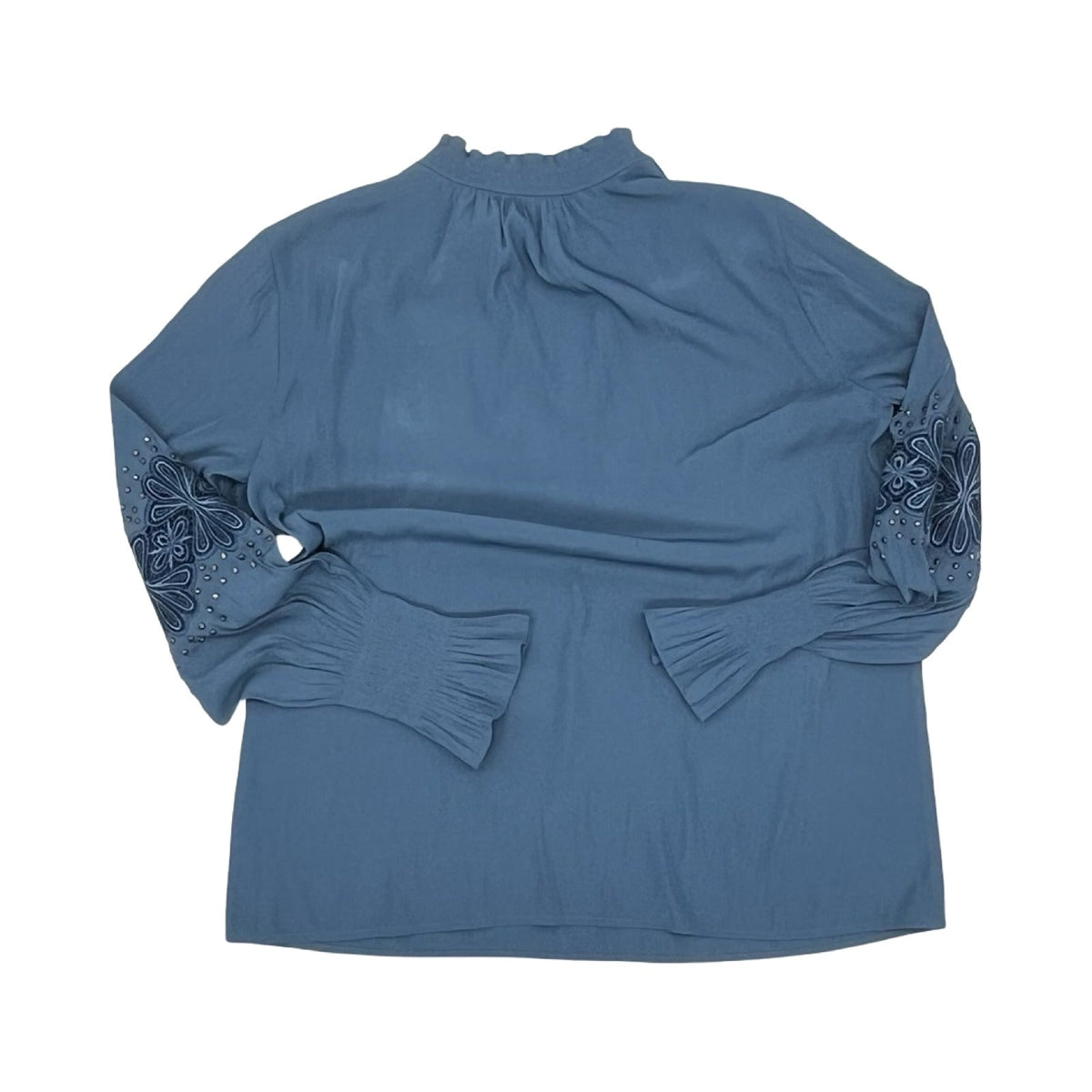 Blouse Ls By Chicos In Blue, Size:S