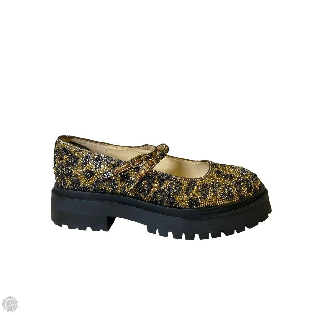 Shoes Heels Platform By Betsey Johnson In Animal Print, Size: 8.5