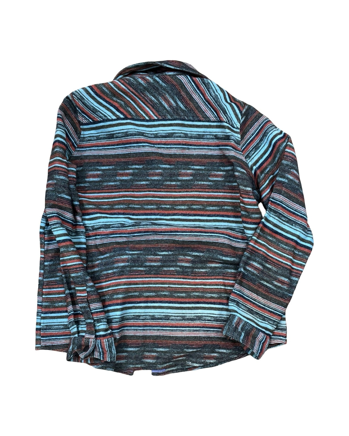 Jacket Shirt By Rock & Roll In Green & Orange, Size:Xl
