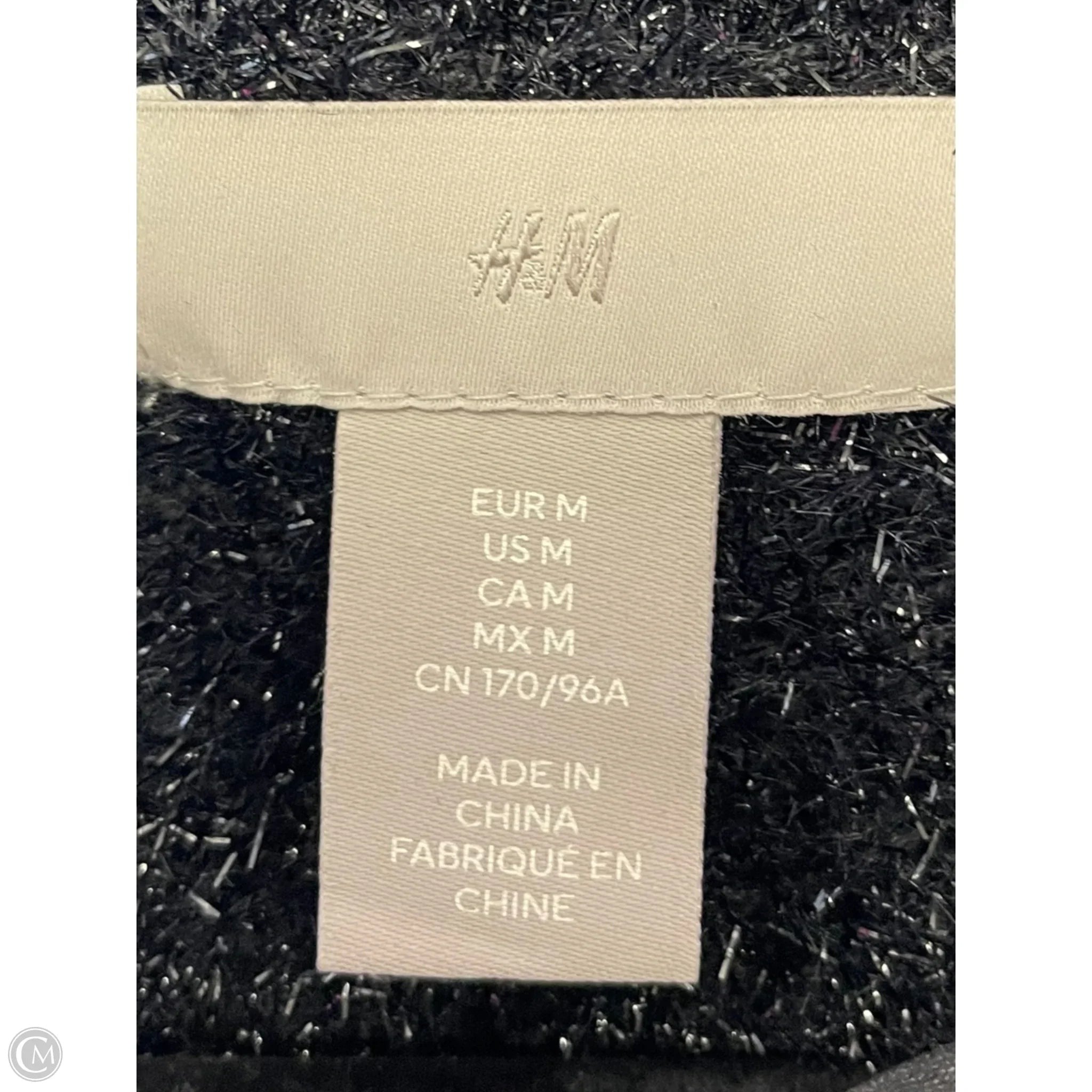 Sweater By H&m In Black, Size: M