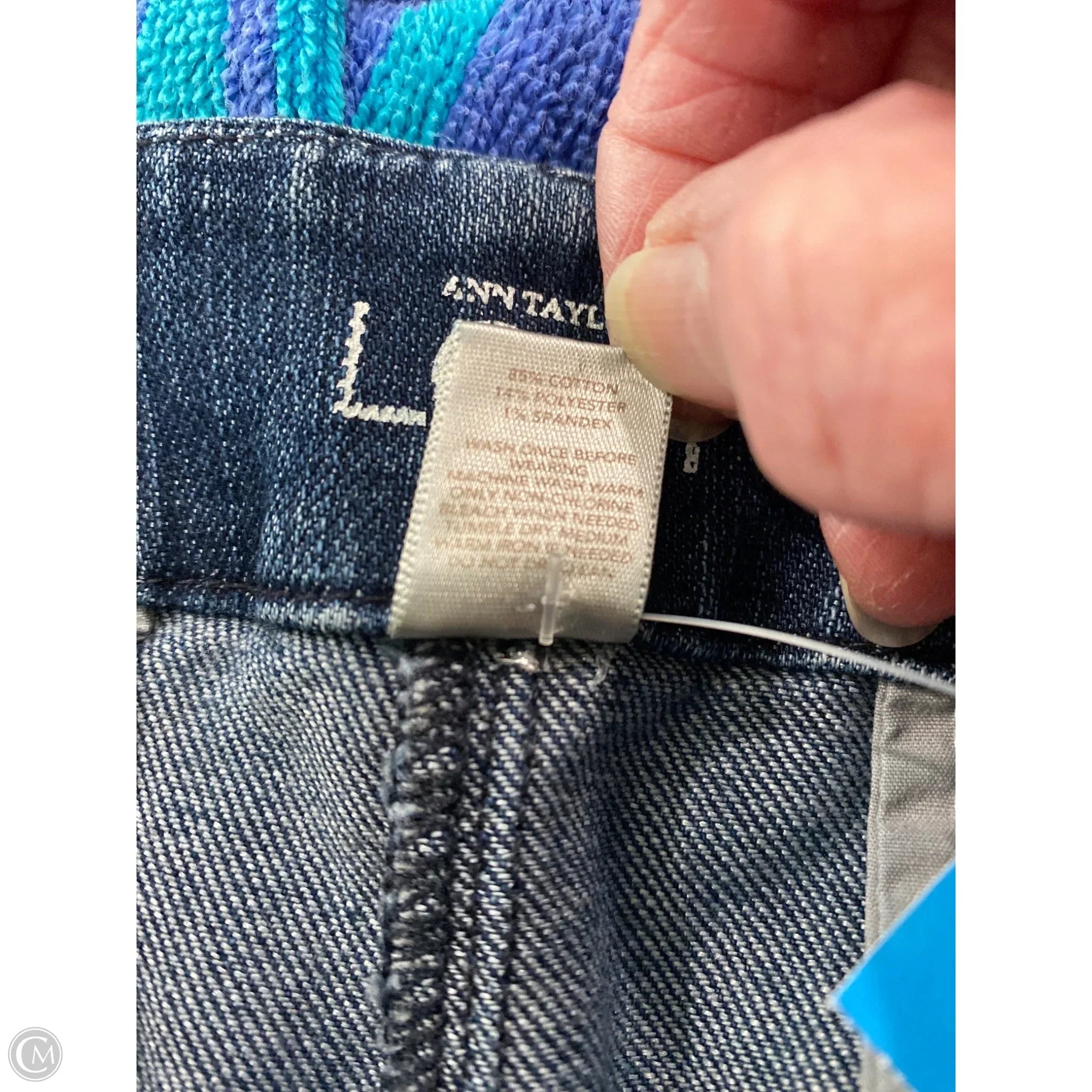 Shorts By Loft In Blue Denim, Size: 12
