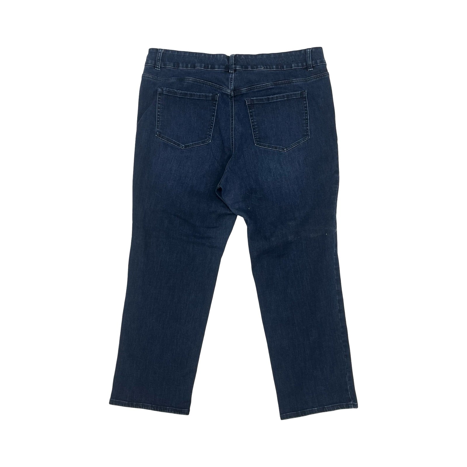 Jeans Straight By Lane Bryant In Blue Denim, Size:24