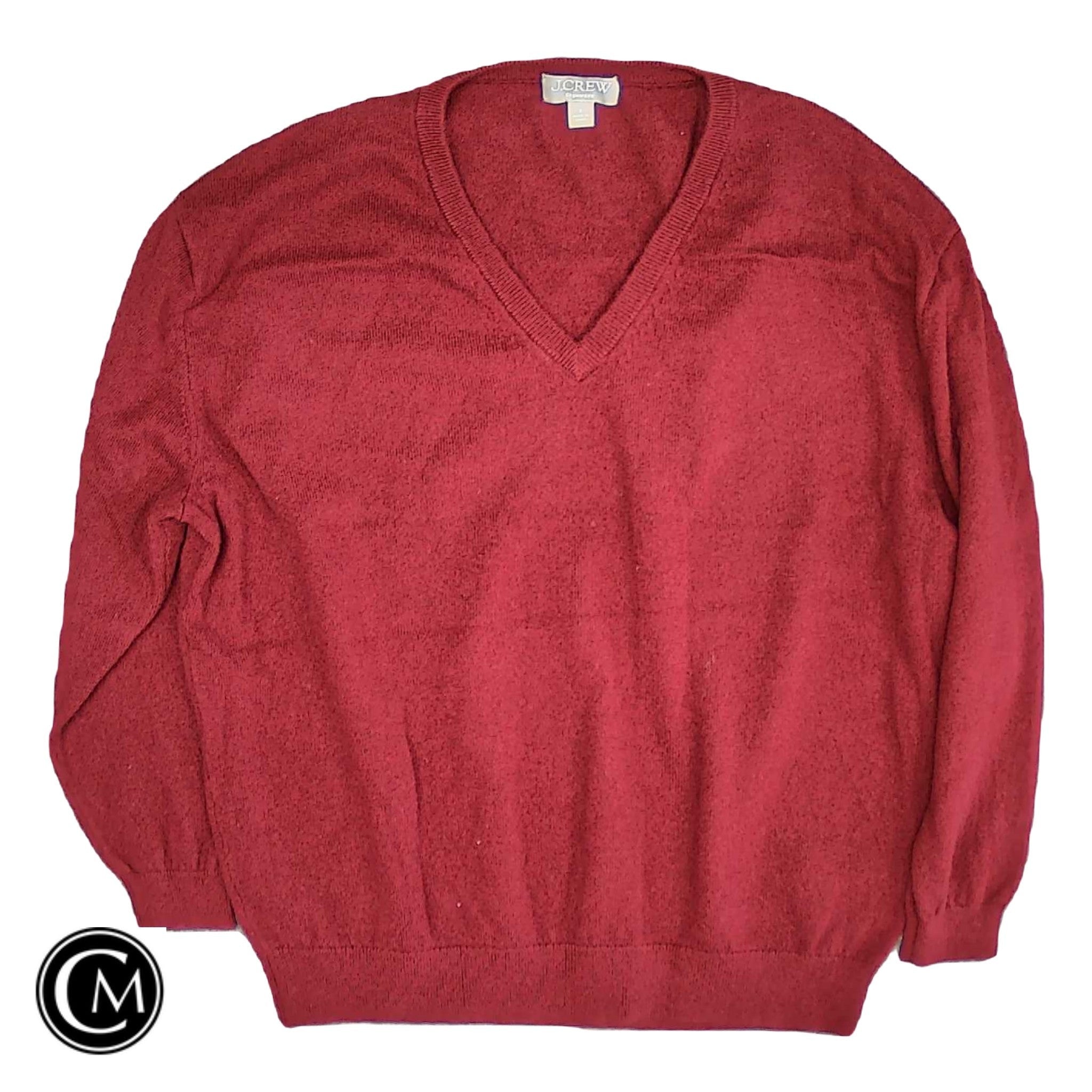 Sweater Cashmere By J. Crew In Maroon, Size: S