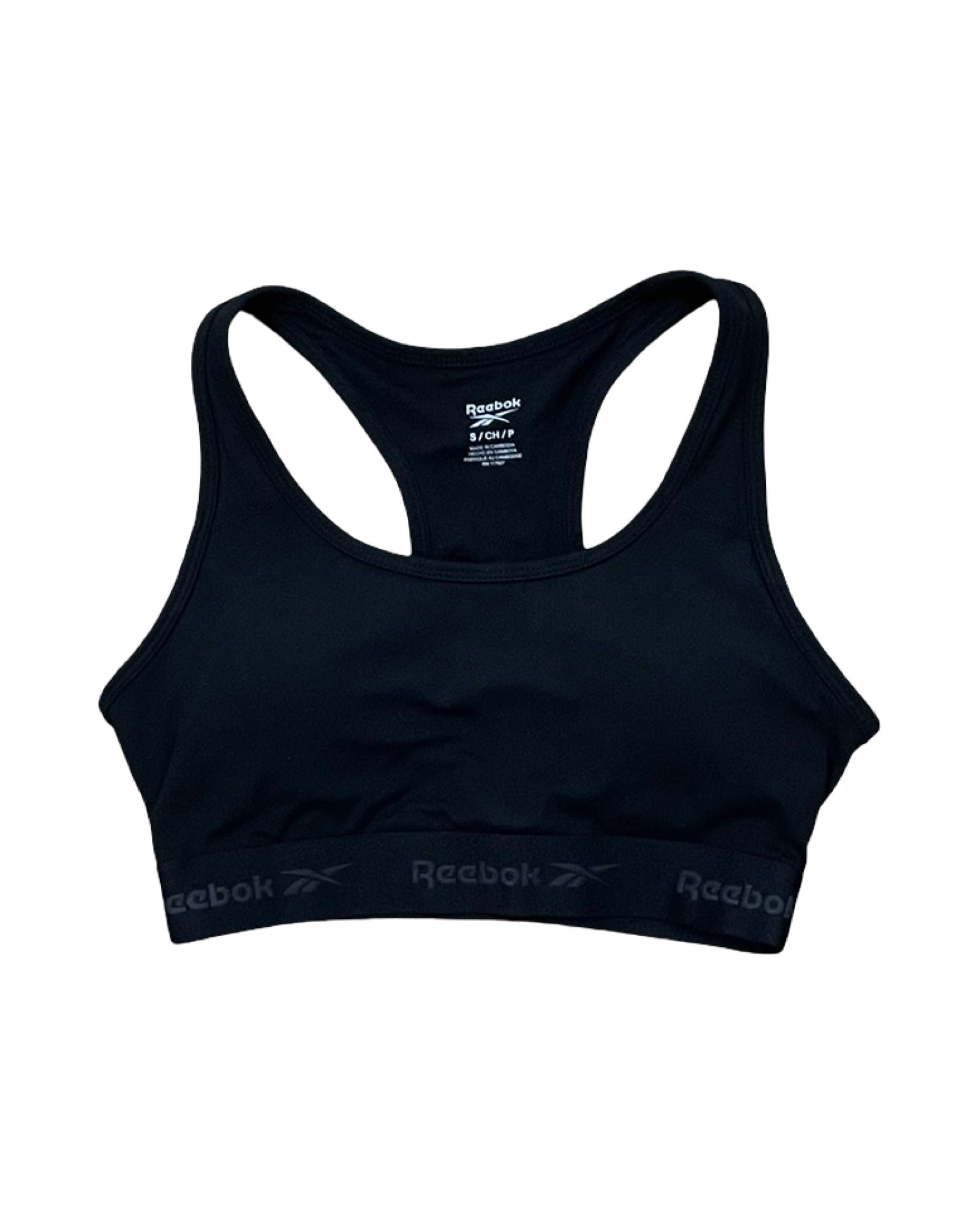 Athletic Bra By Reebok In Black, Size:S