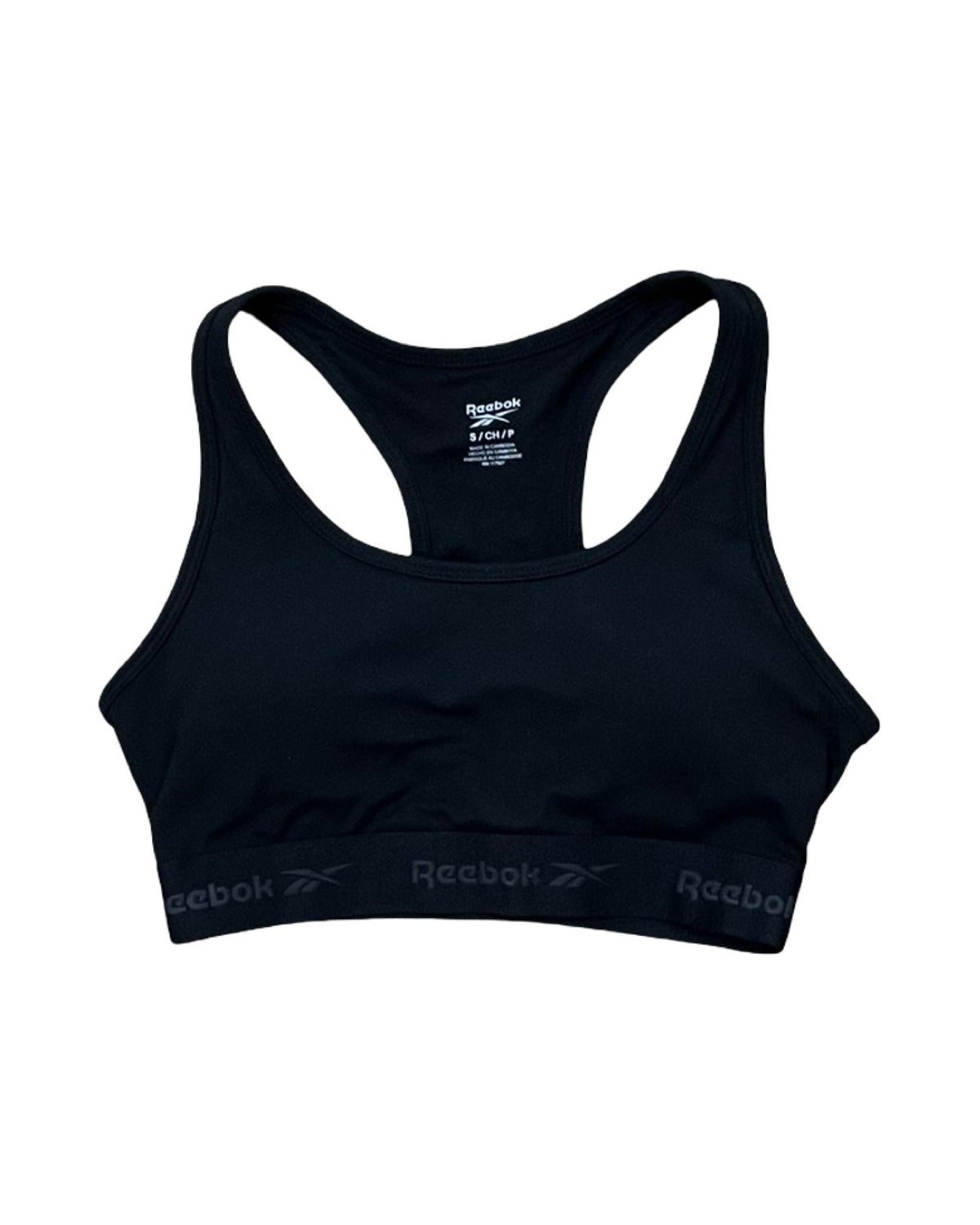 Athletic Bra By Reebok In Black, Size:S