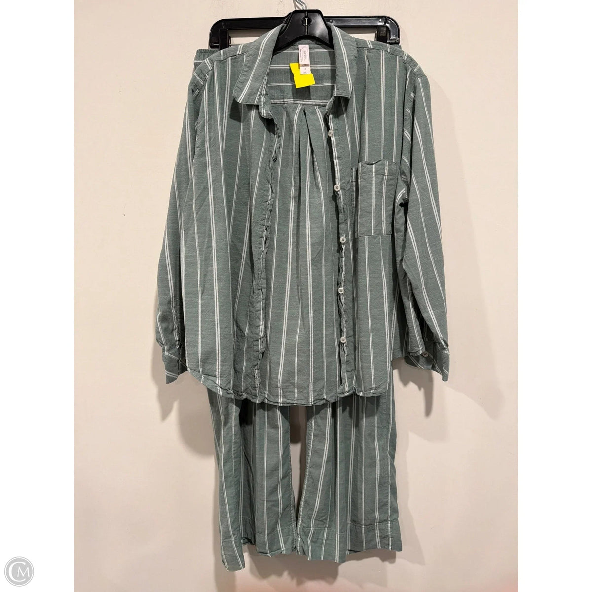 Pajamas 2pc By Auden In Grey, Size: M
