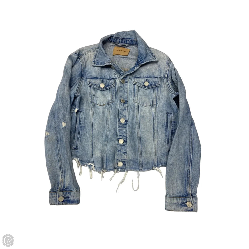 Jacket Denim By Blanknyc In Blue Denim, Size: L