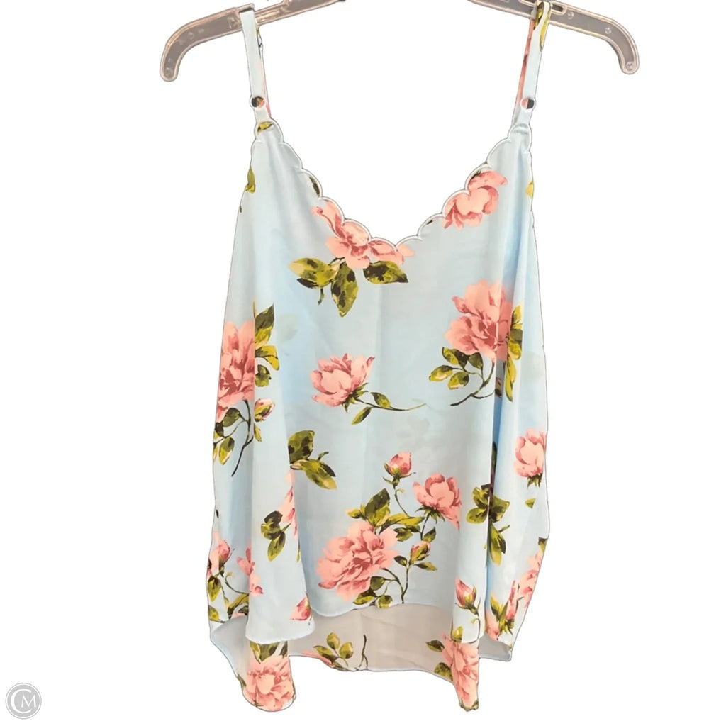 Top Sleeveless By Torrid In Blue, Size: 1x