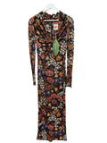 Dress Designer By Farm Rio In Floral Print, Size:L