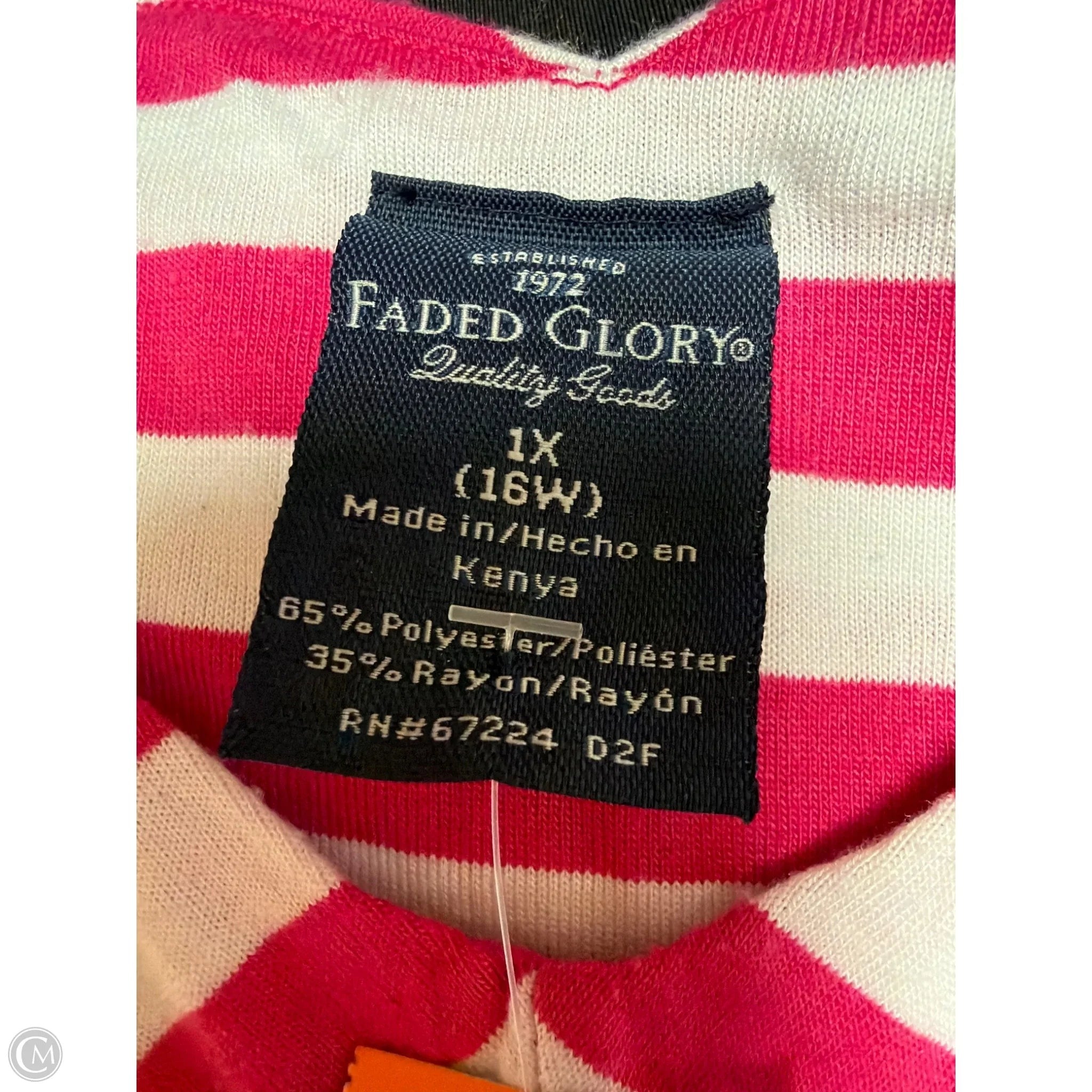 Dress Casual Maxi By Faded Glory In Pink, Size: 1x