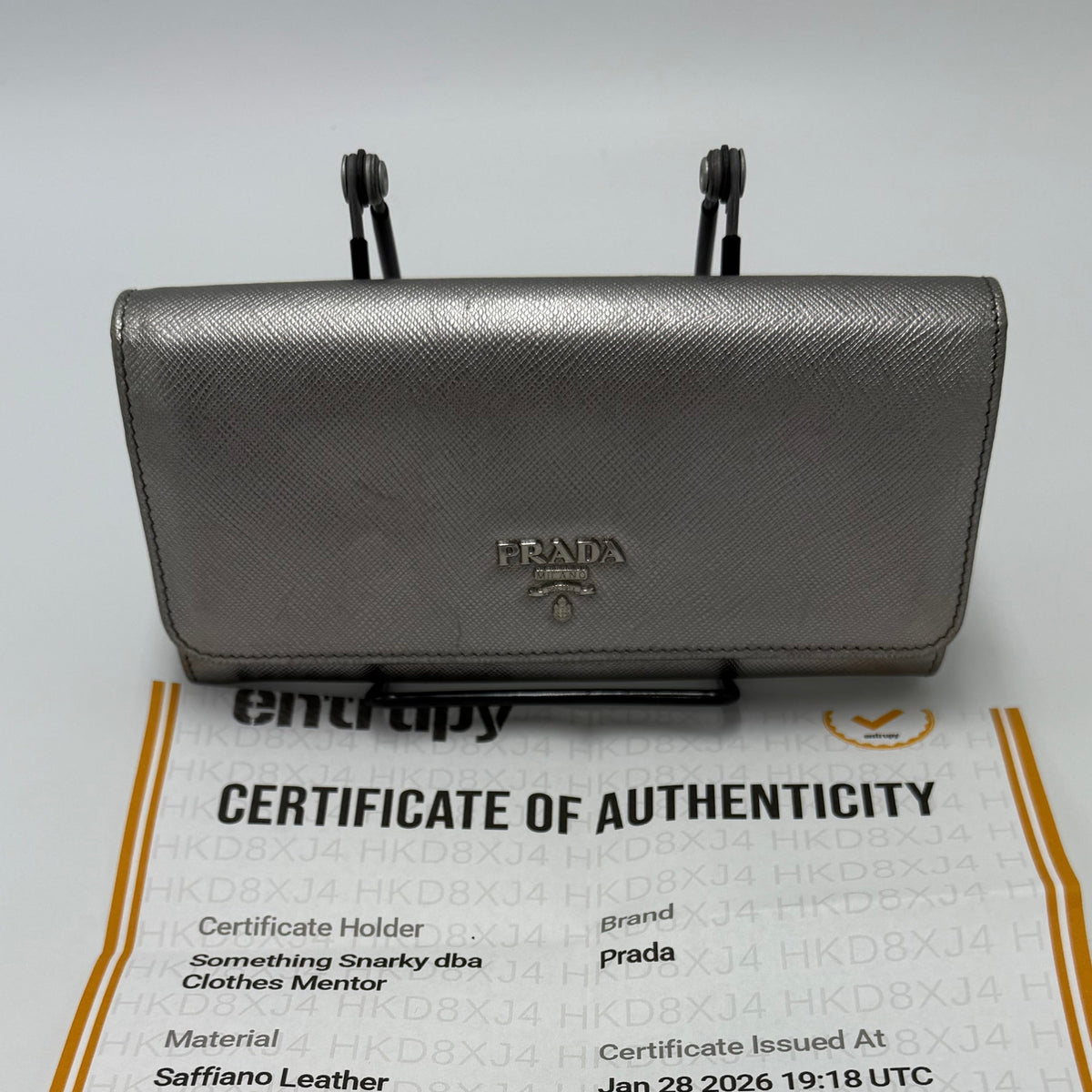 Prada Saffiano Continental Flap Luxury Wallet