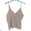 Top Sleeveless By A New Day In Brown & White, Size: Xl