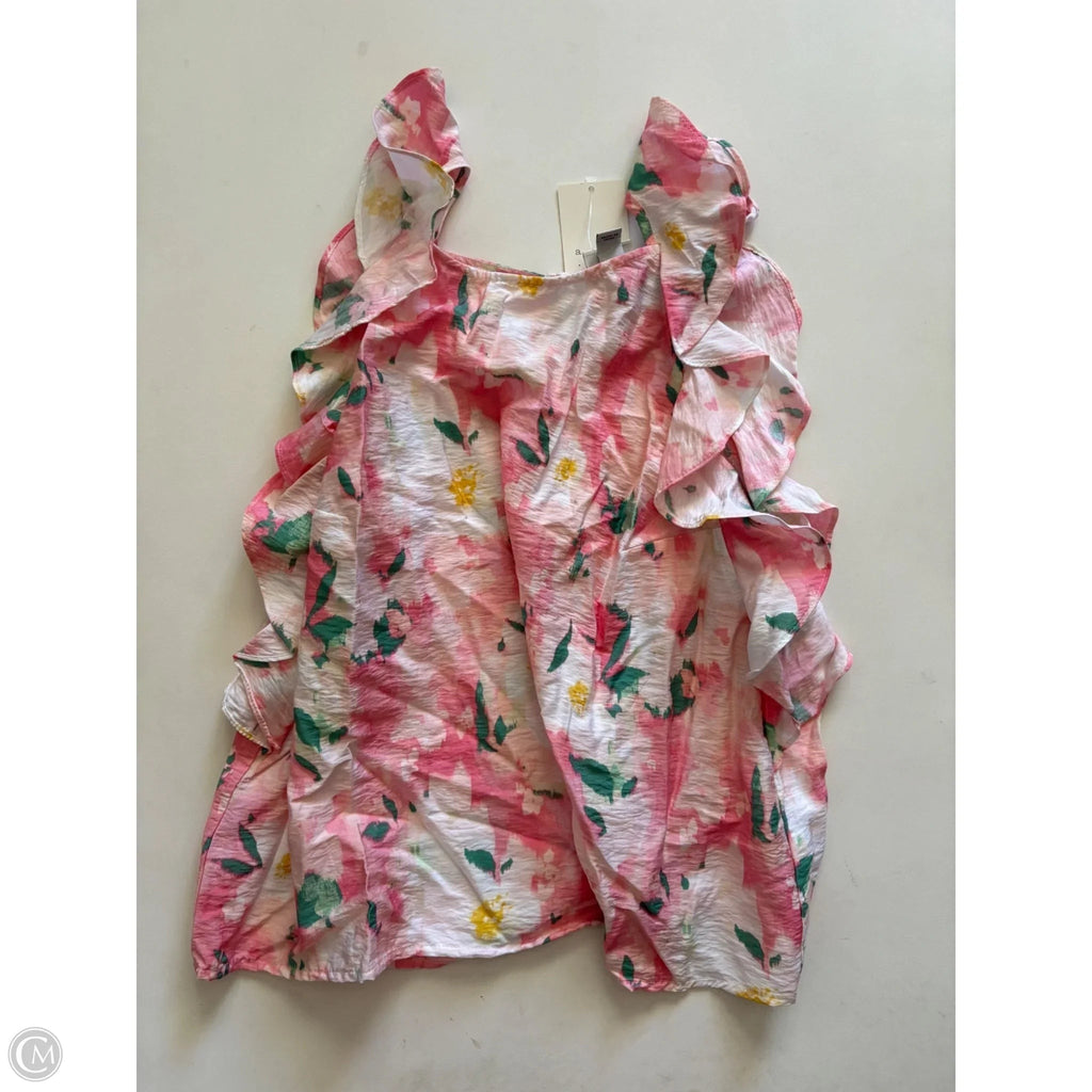 Top Short Sleeve By A New Day In Floral Print, Size: M