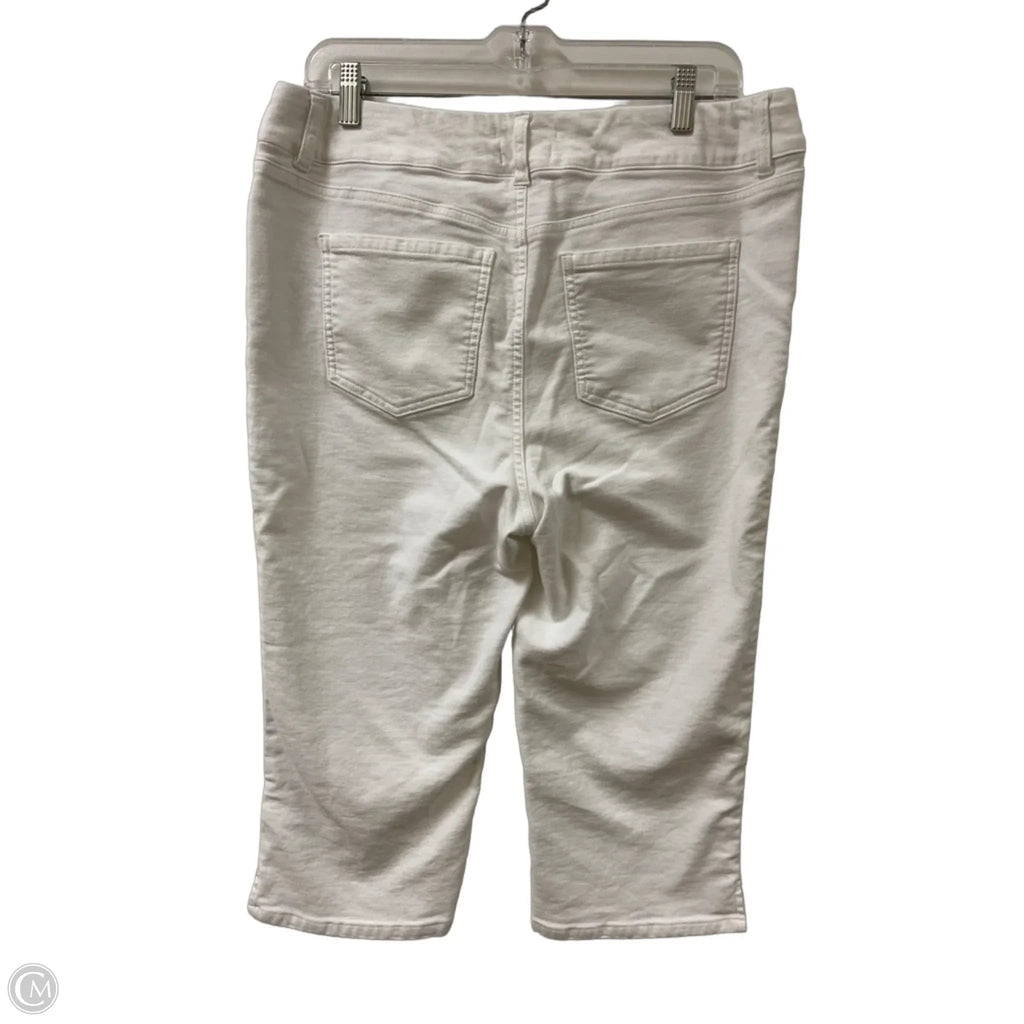 Capris By West Bound In White, Size: 12