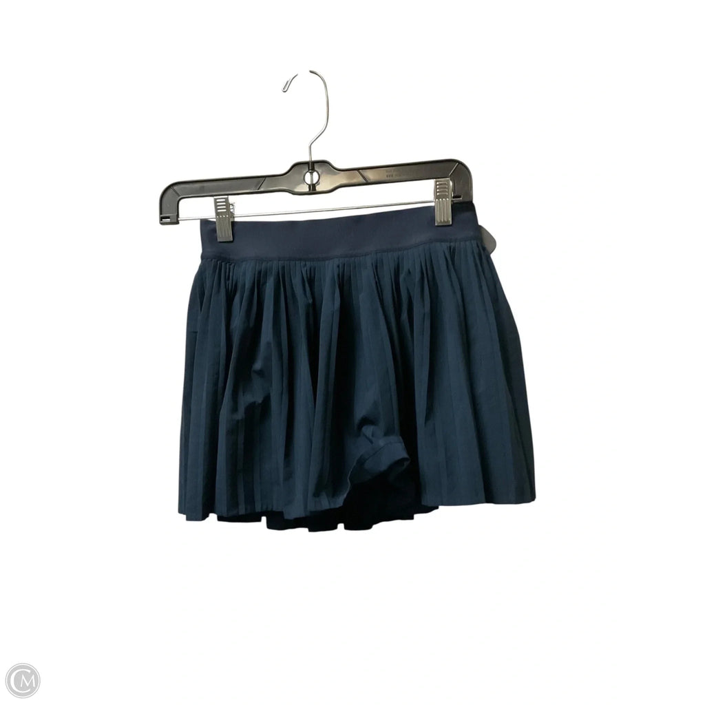 Athletic Skort By Lululemon In Blue, Size: 4