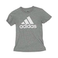 Athletic Top Ss By Adidas In Grey, Size:Xs