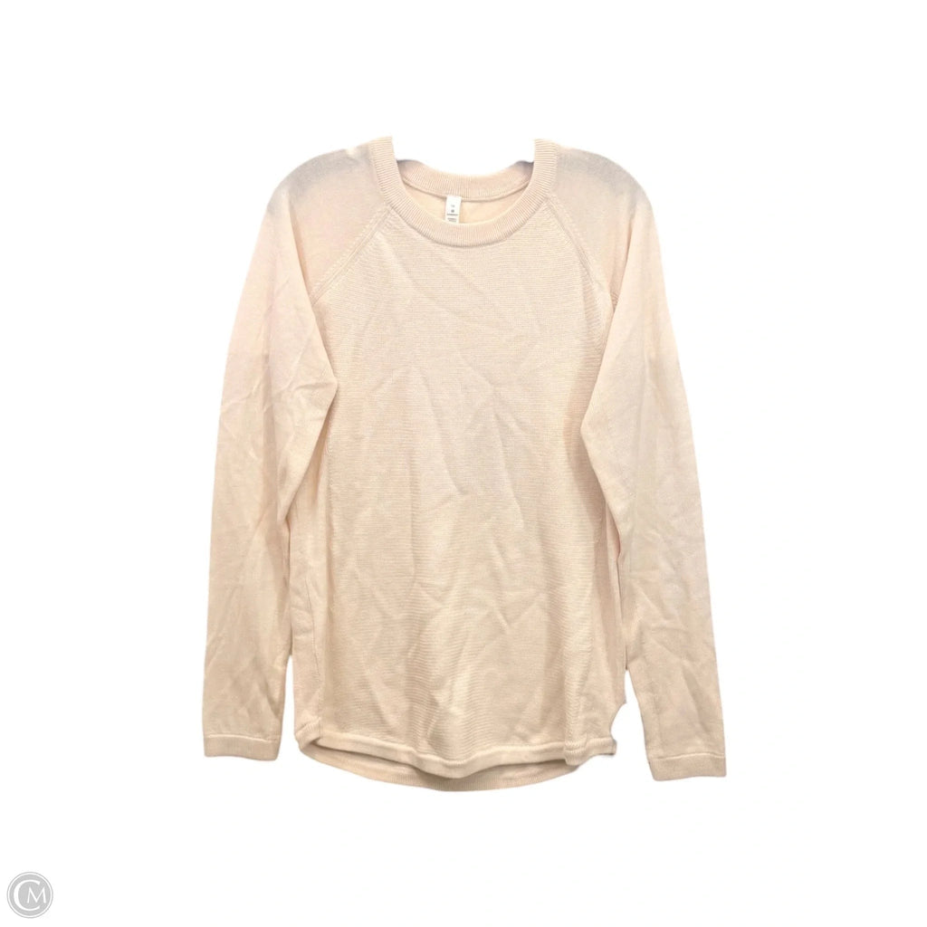 Sweater By Lululemon In Cream, Size: 10