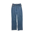 Jeans Straight By Abercrombie And Fitch In Blue Denim, Size:4