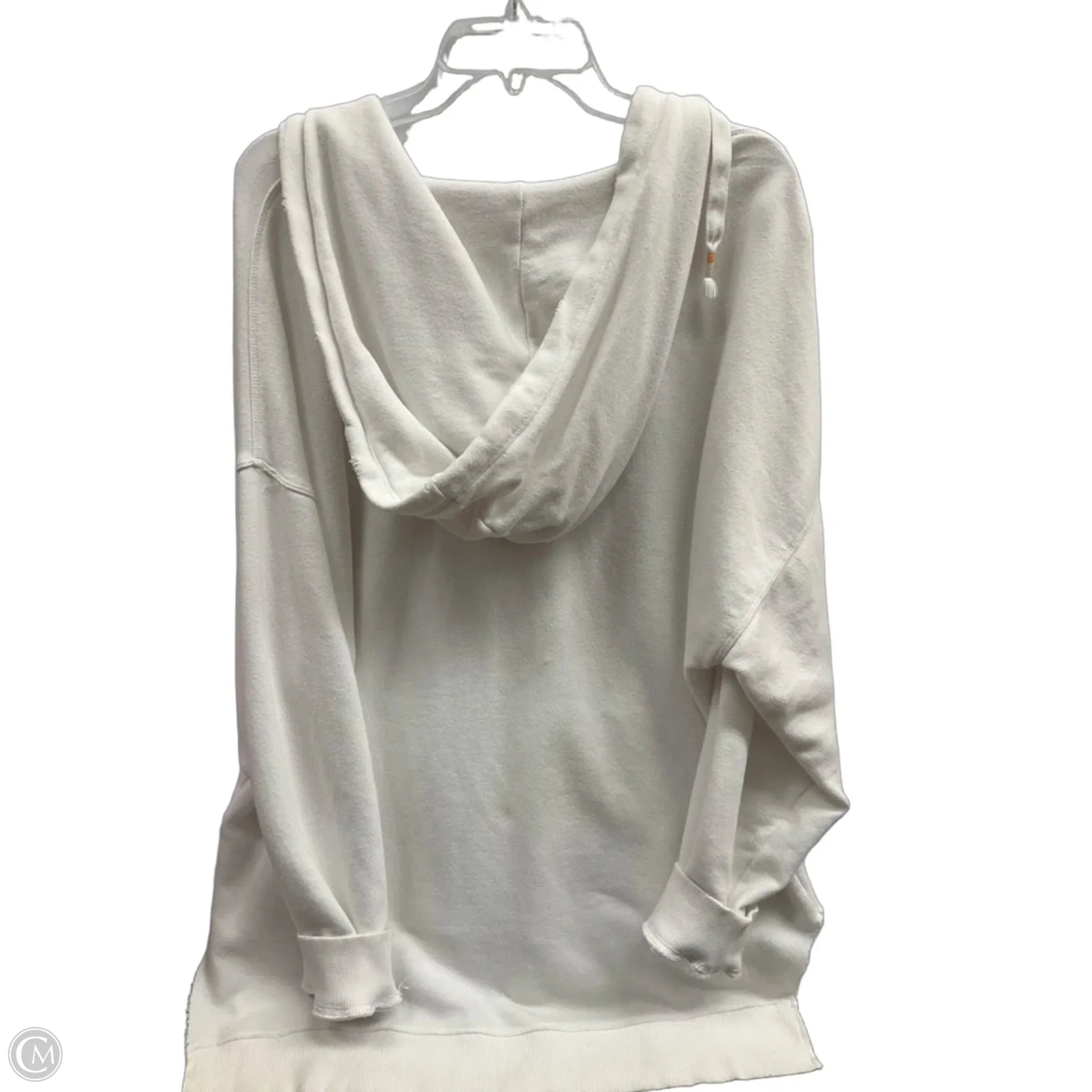 Sweatshirt Hoodie By Aerie In White, Size: M