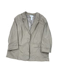Blazer By Alfred Dunner In Tan, Size:Xl