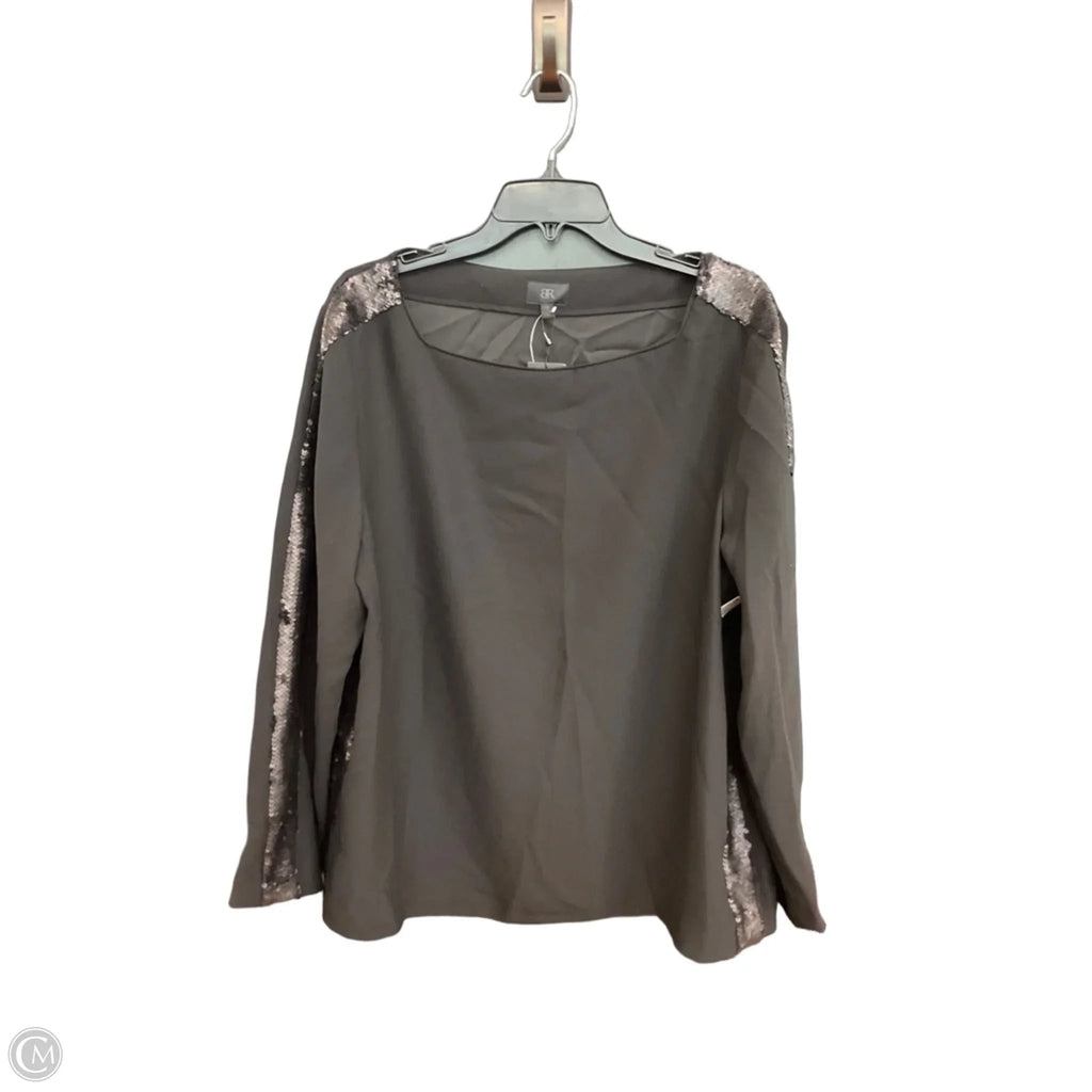 Top Long Sleeve By Banana Republic In Black