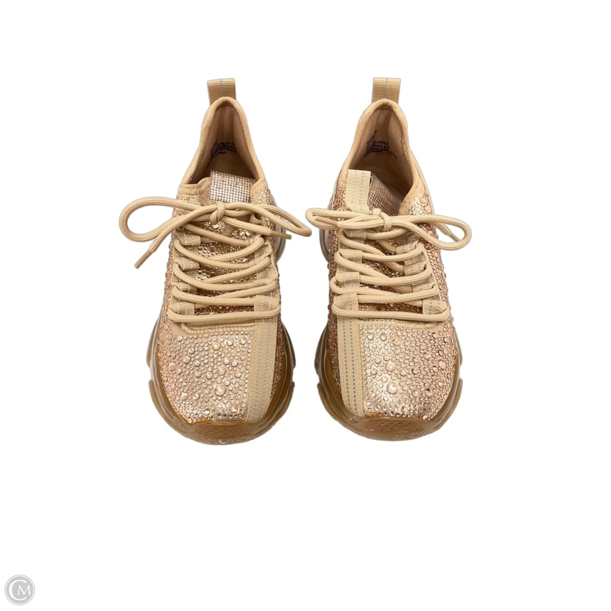 Shoes Sneakers By Steve Madden In Gold, Size: 7