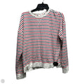 Top Long Sleeve By Vineyard Vines In Blue & Red & White, Size: M