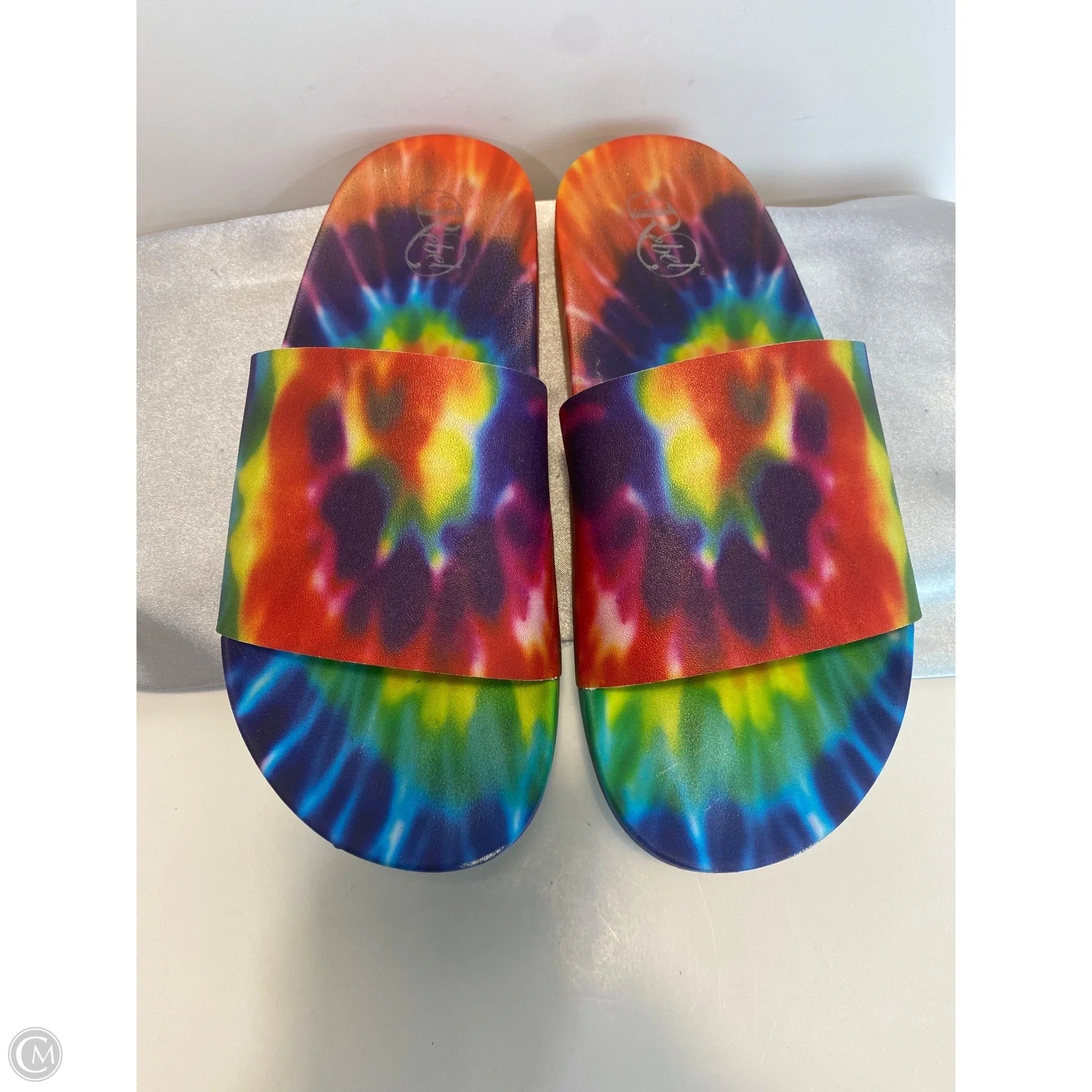 Sandals Flats By Rebel In Multi-colored, Size: 11