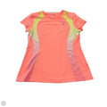 Athletic Top Short Sleeve By Fila In Orange & Yellow, Size: M