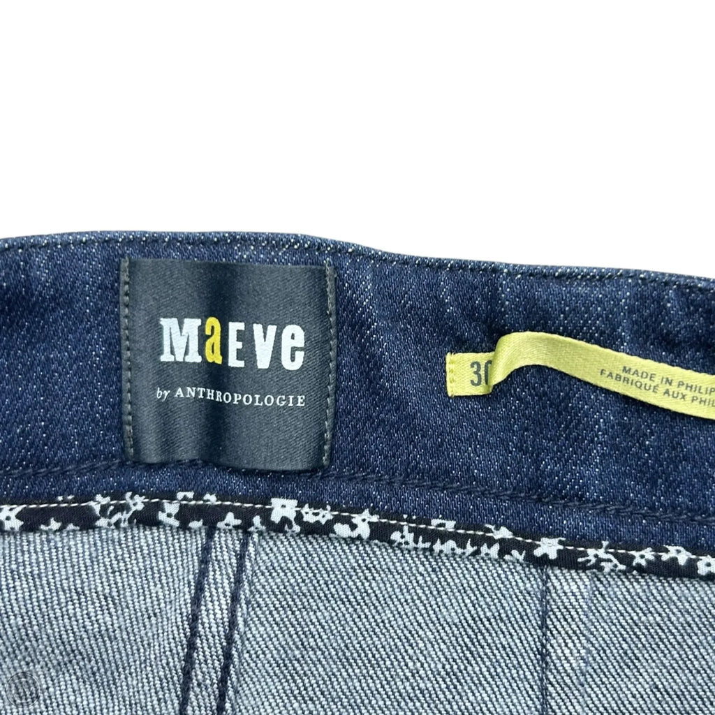 Jeans Cropped By Maeve In Blue Denim, Size: 20