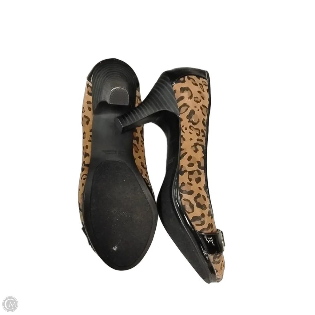 Shoes Heels Block By Karen Scott In Animal Print, Size: 9.5