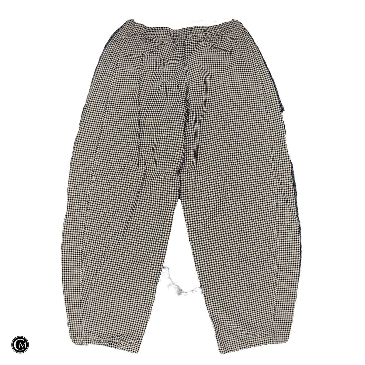 Pants Wide Leg By Abercrombie And Fitch In Brown & Cream, Size: S