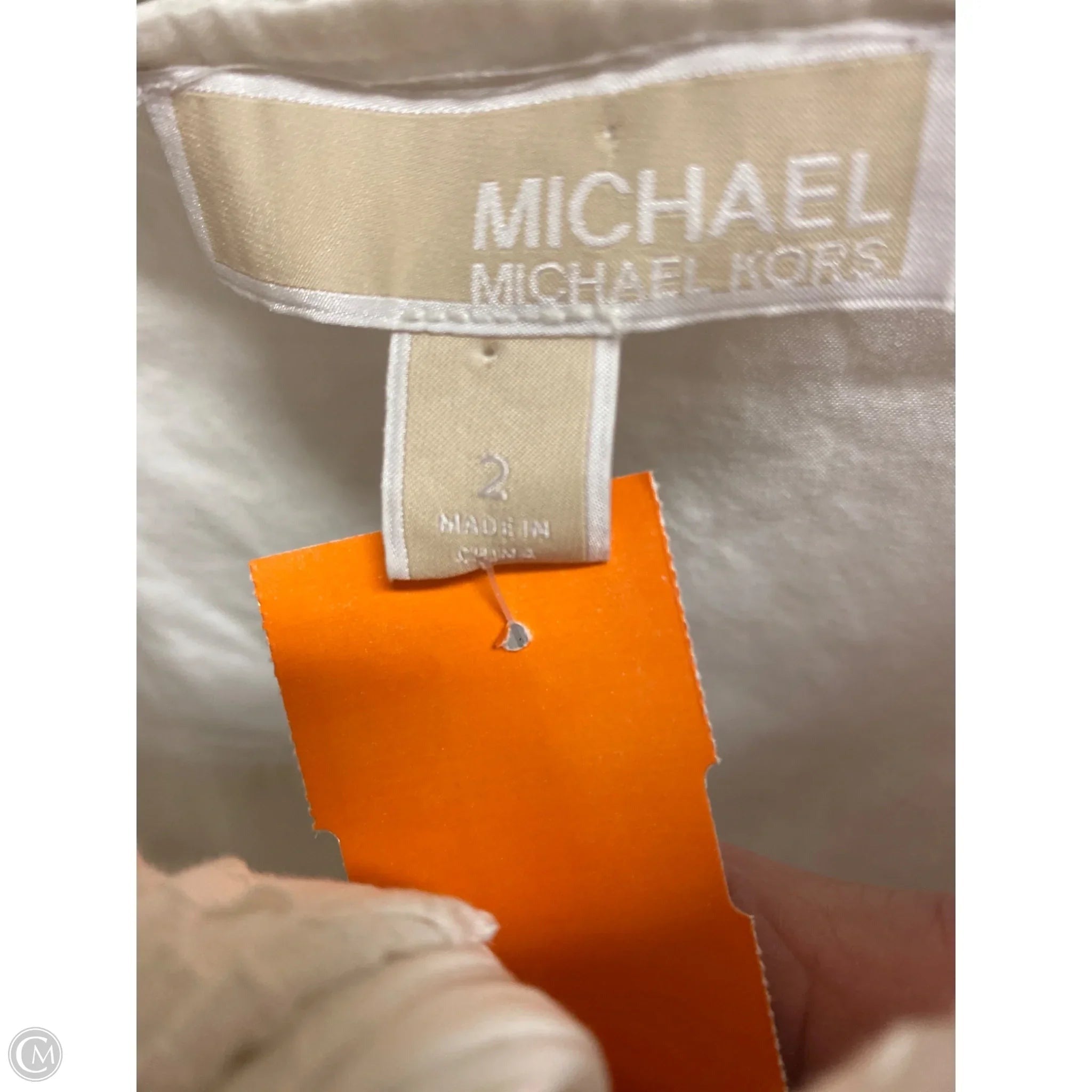 Dress Casual Midi By Michael By Michael Kors In White, Size: Xs