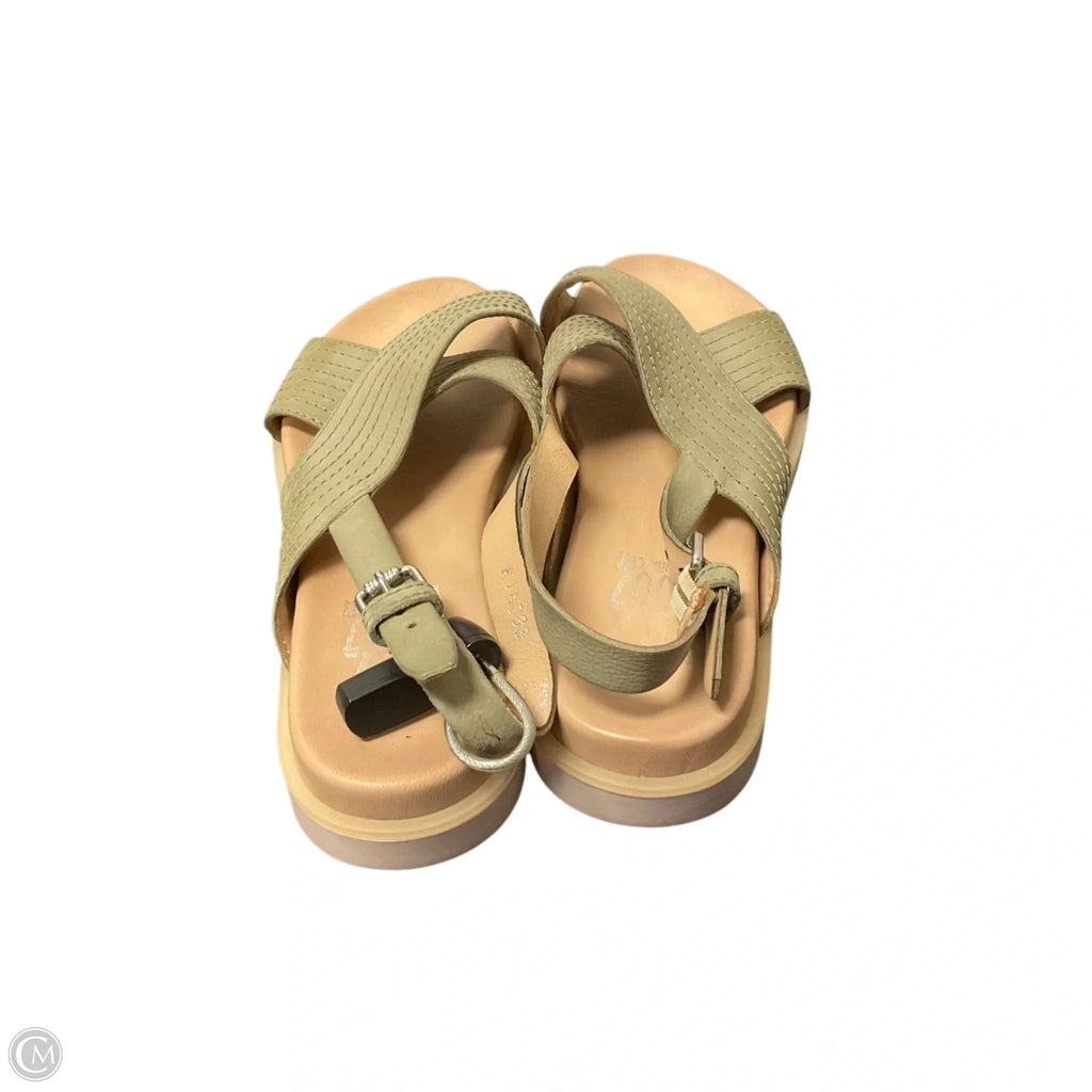 Sandals Flats By Miz Mooz In Green, Size: 7.5