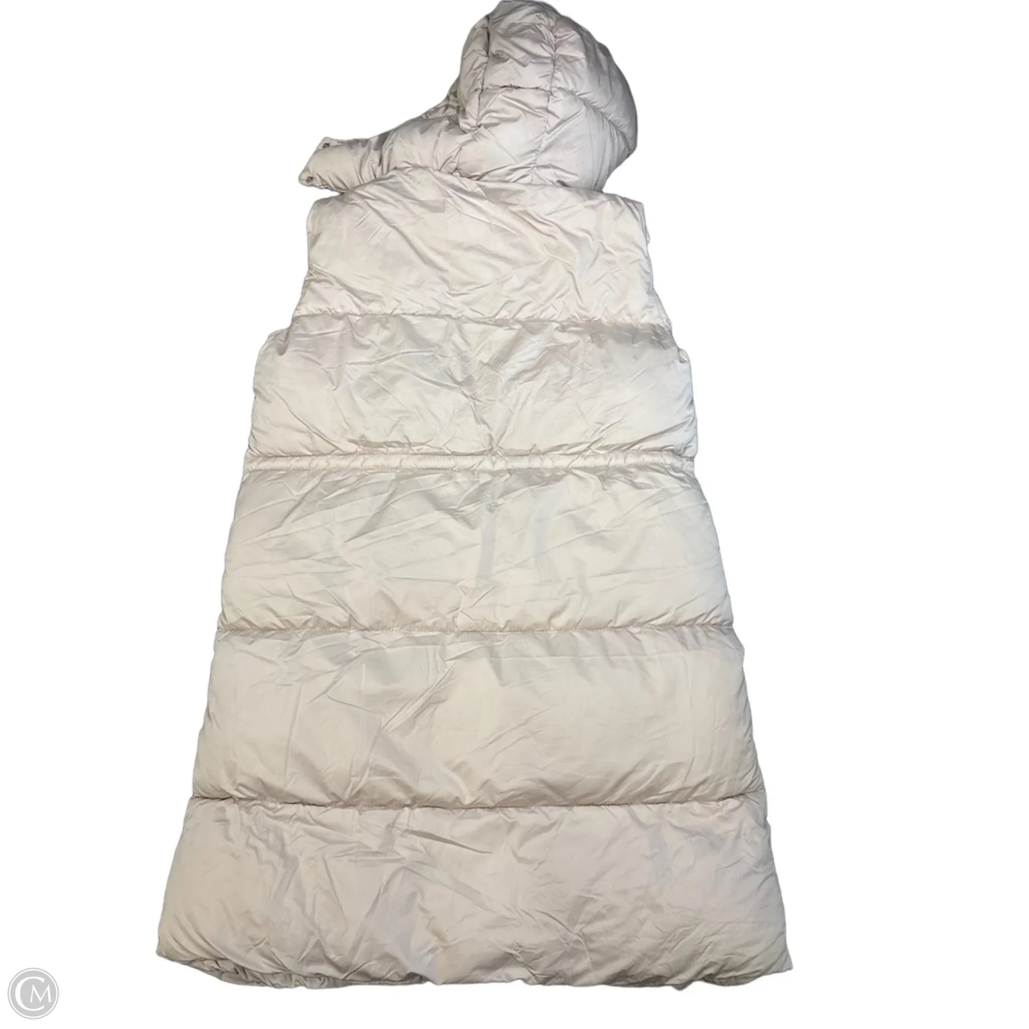 Vest Puffer & Quilted By Blashe In Cream, Size: L