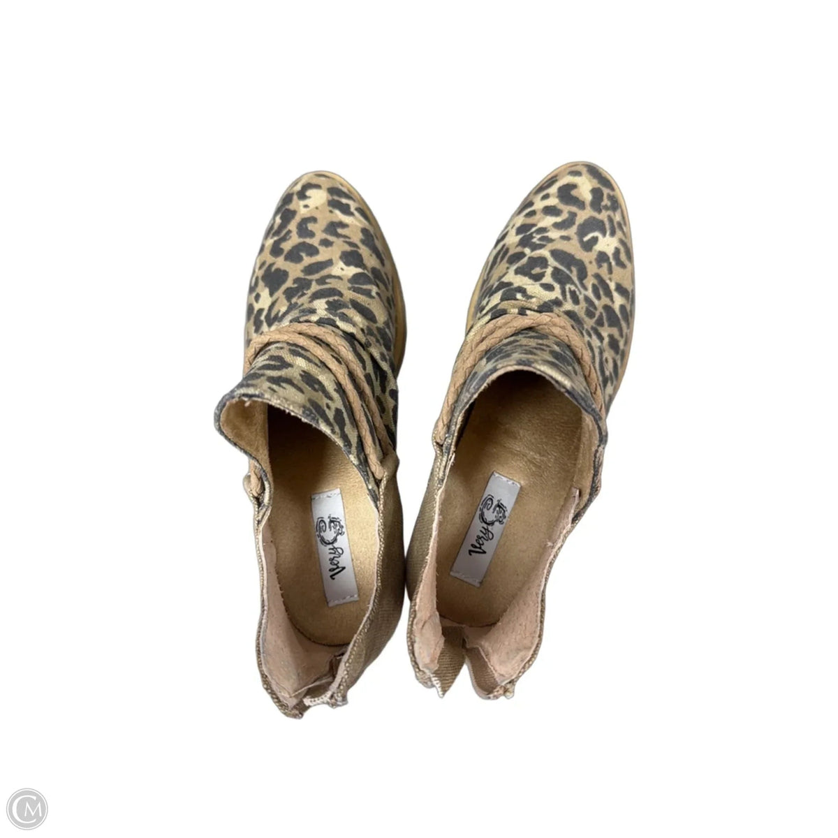 Boots Ankle Flats By Very G In Animal Print, Size: 8